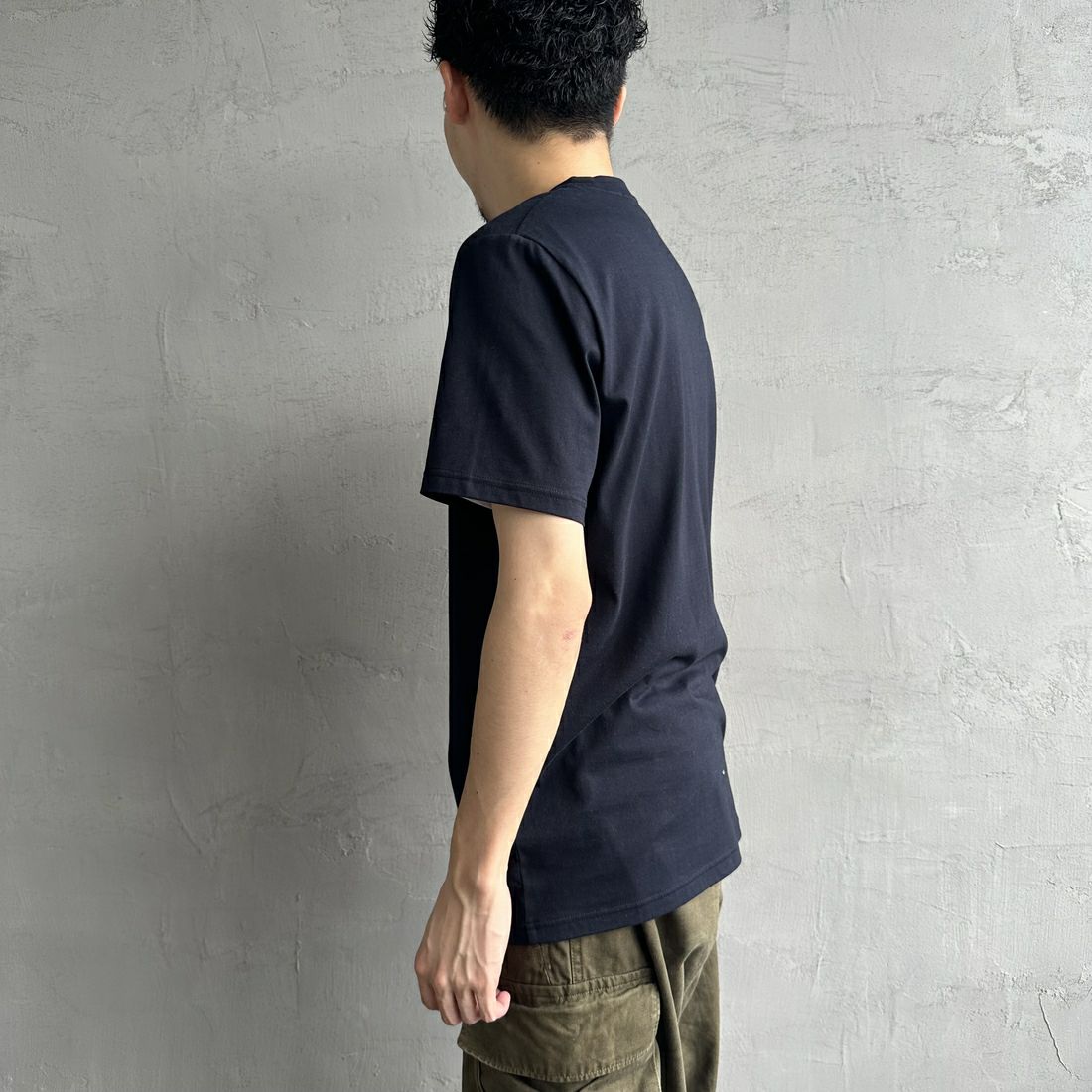 FRED PERRY [フレッドペリー] ローレルリース刺繍 ショートスリーブTシャツ [M4580] 248 NAVY
