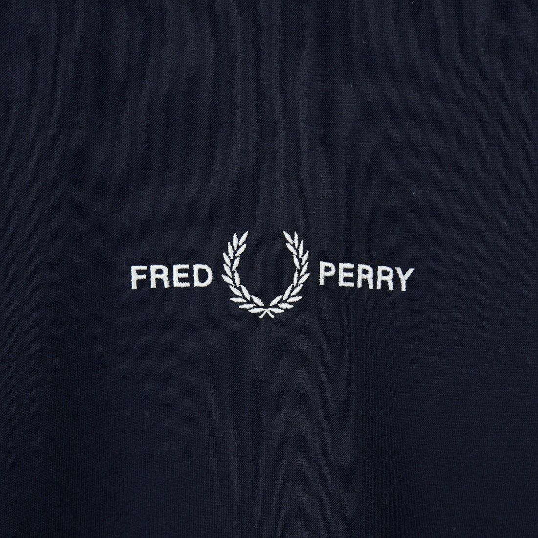 FRED PERRY [フレッドペリー] ローレルリース刺繍 ショートスリーブTシャツ [M4580] 248 NAVY