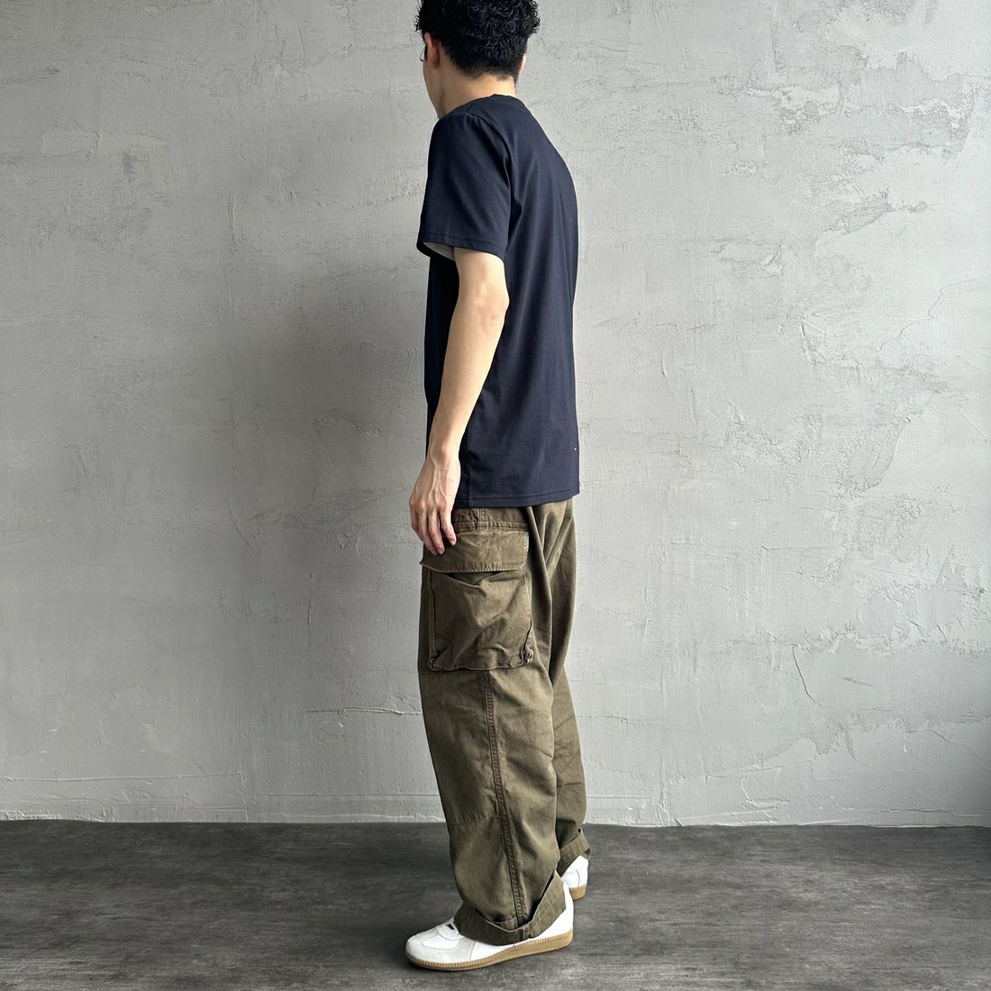 FRED PERRY [フレッドペリー] ローレルリース刺繍 ショートスリーブTシャツ [M4580] 248 NAVY