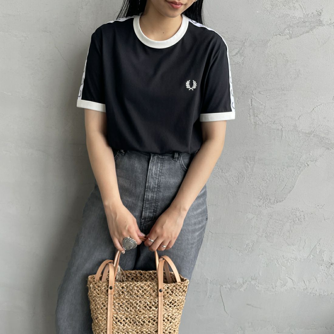 FRED PERRY [フレッドペリー] テープドリンガーTシャツ [M4620