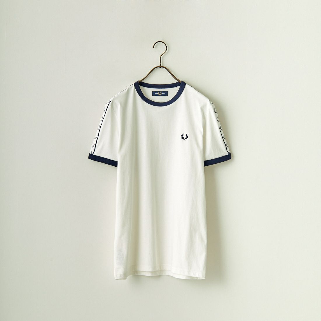 FRED PERRY [フレッドペリー] テープドリンガーTシャツ [M4620] 129 SNOW W