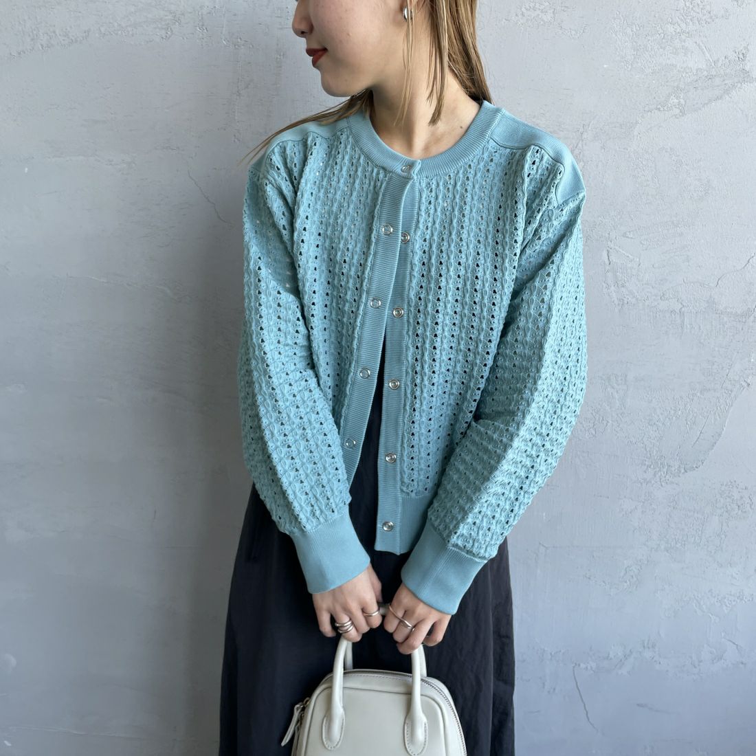 38 GREEN&&モデル身長：156cm 着用サイズ：F&&