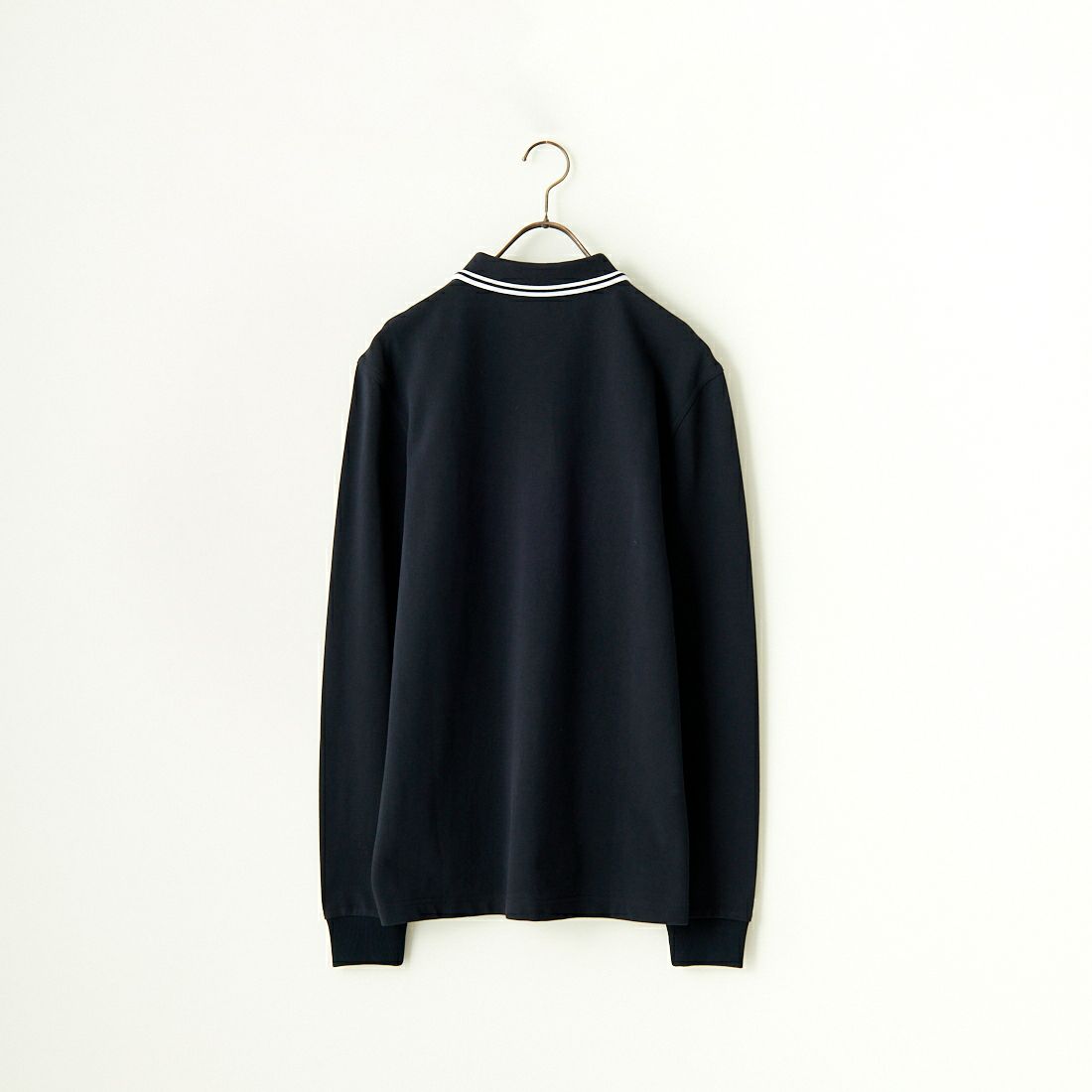 FRED PERRY [フレッドペリー] ツインティップライン ロングスリーブポロシャツ [M3636] 350 BLACK