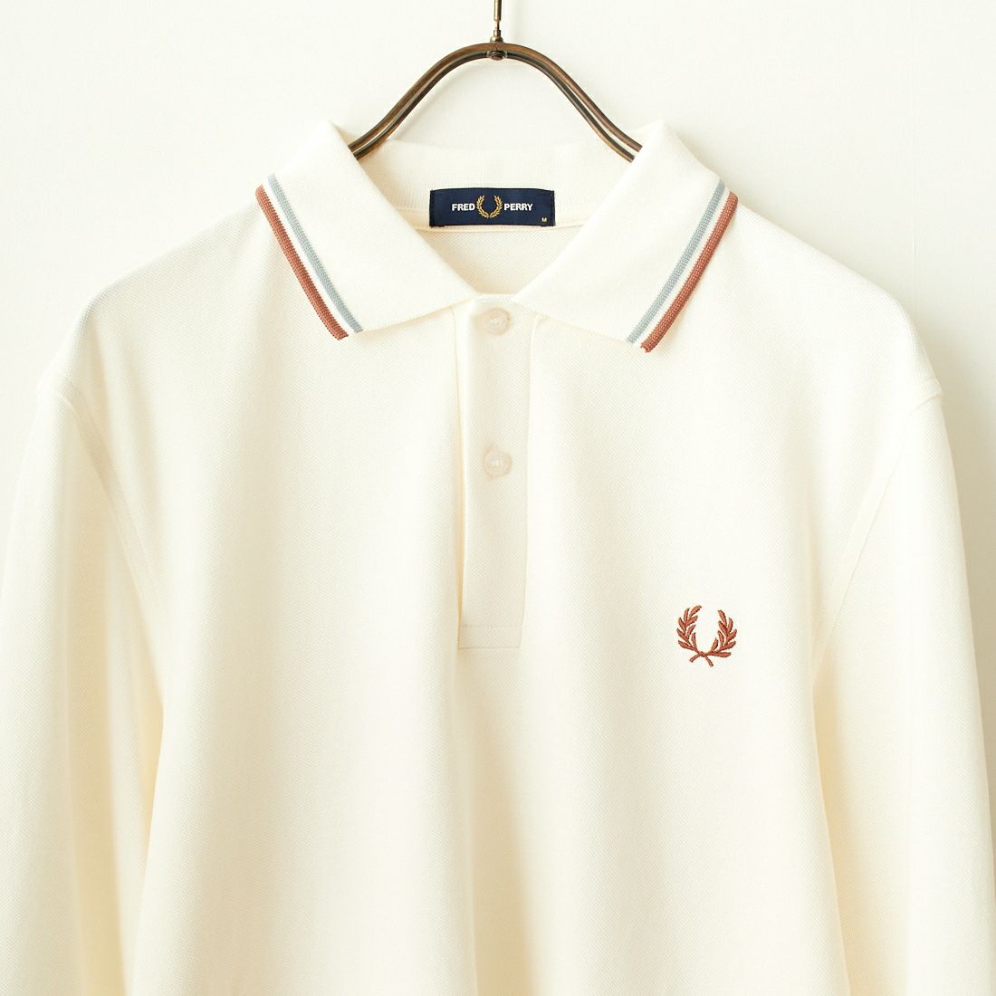 FRED PERRY [フレッドペリー] ツインティップライン ロングスリーブポロシャツ [M3636] Y20 LECR/S