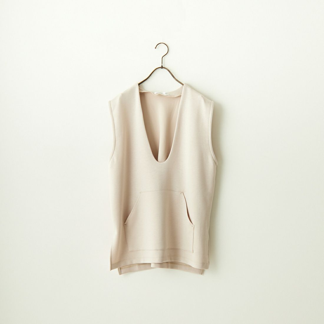 Maison de L'allure [メゾン ドゥ ラリュール] Uネック プルオーバーベスト [23142024] 23 GREIGE