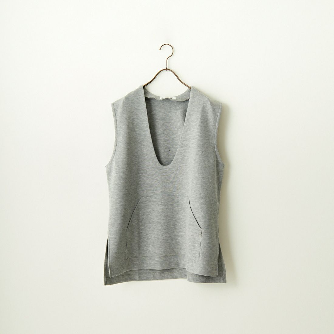 Maison de L'allure [メゾン ドゥ ラリュール] Uネック プルオーバーベスト [23142024] 07 T.GRAY