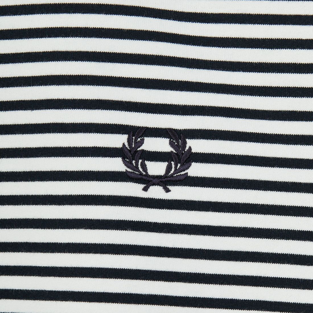 FRED PERRY [フレッドペリー] ファインストライプ ヘビーウエイトTシャツ [M6581] 267 NAVY/S