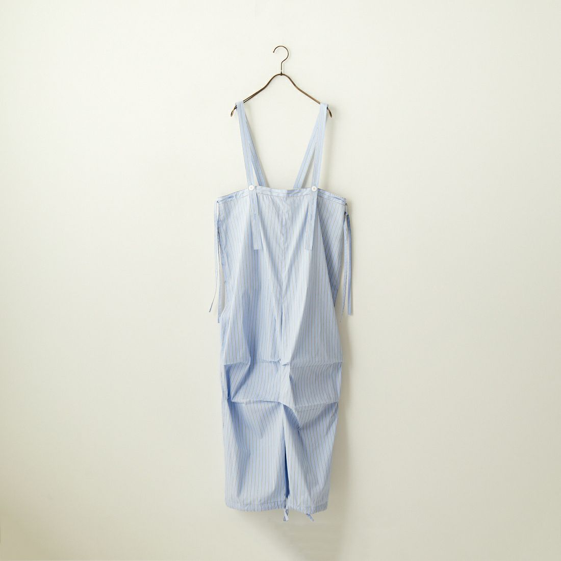 UNIVERSAL OVERALL [ユニバーサルオーバーオール] 別注 ストライプ柄サスペンダーパンツ [U2412800IN-JF] BLUE