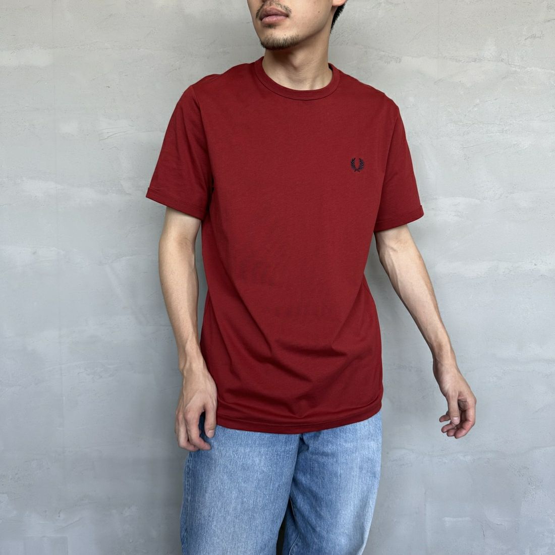 M02 BURNT&&モデル身長：167cm 着用サイズ：M&&