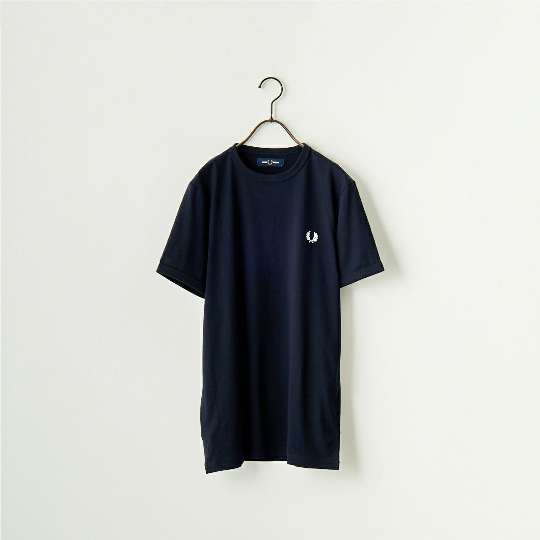 FRED PERRY [フレッドペリー] ワンポイントロゴ刺繍 ショートスリーブ リンガーTシャツ [M3519]｜ジーンズファクトリー公式通販サイト  - JEANS FACTORY Online Shop