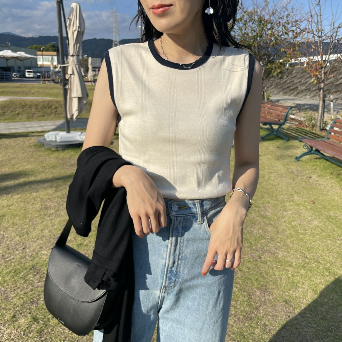 IVORY&&モデル身長：160cm 着用サイズ：F&&