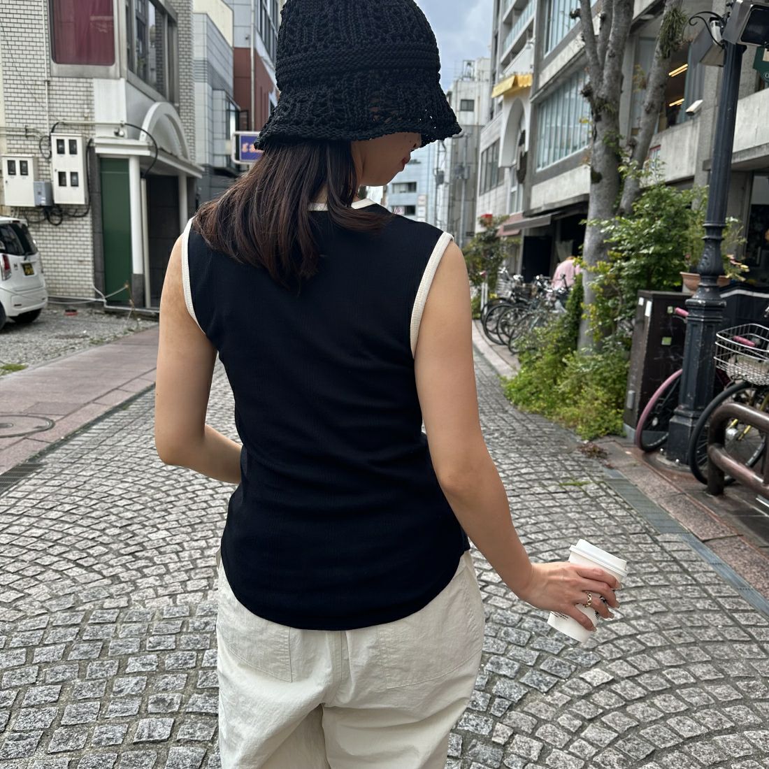 Robert P.Miller [ロバートピーミラー] 別注 パネルリブタンクトップ [RM241-2008IN-JF] NAVY