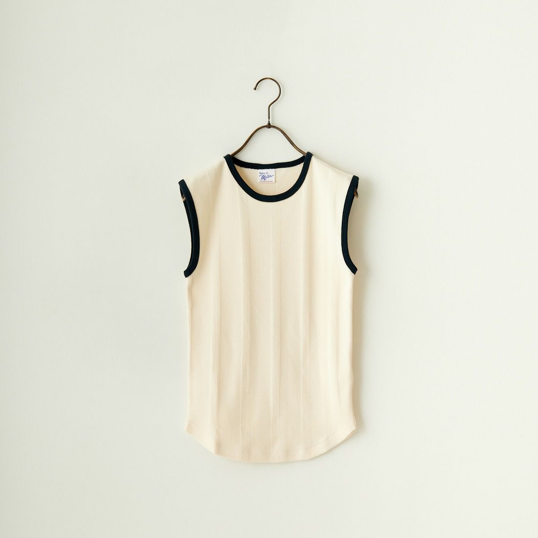Robert P.Miller [ロバートピーミラー] 別注 パネルリブタンクトップ [RM241-2008IN-JF] IVORY