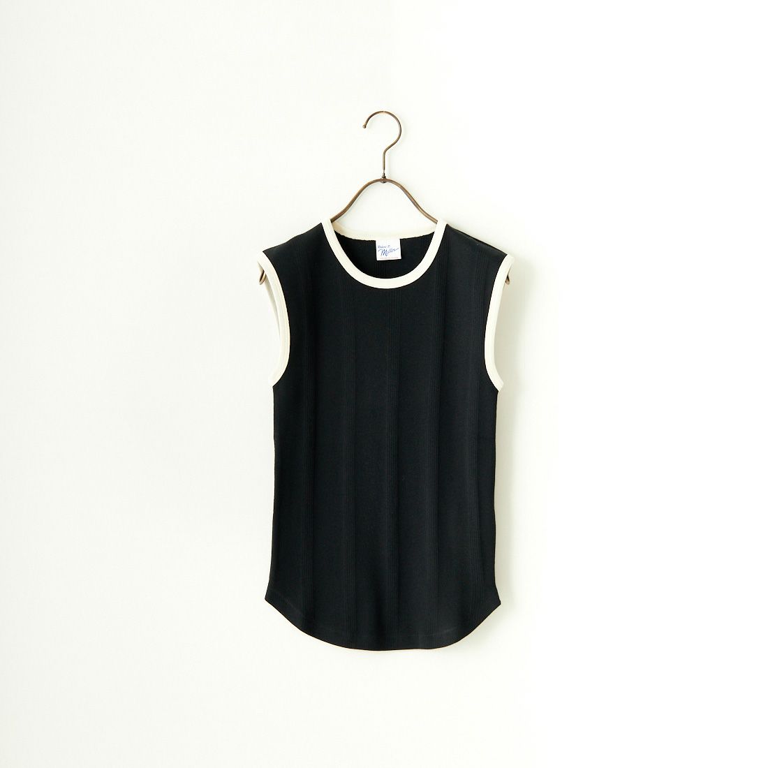 Robert P.Miller [ロバートピーミラー] 別注 パネルリブタンクトップ [RM241-2008IN-JF] BLACK