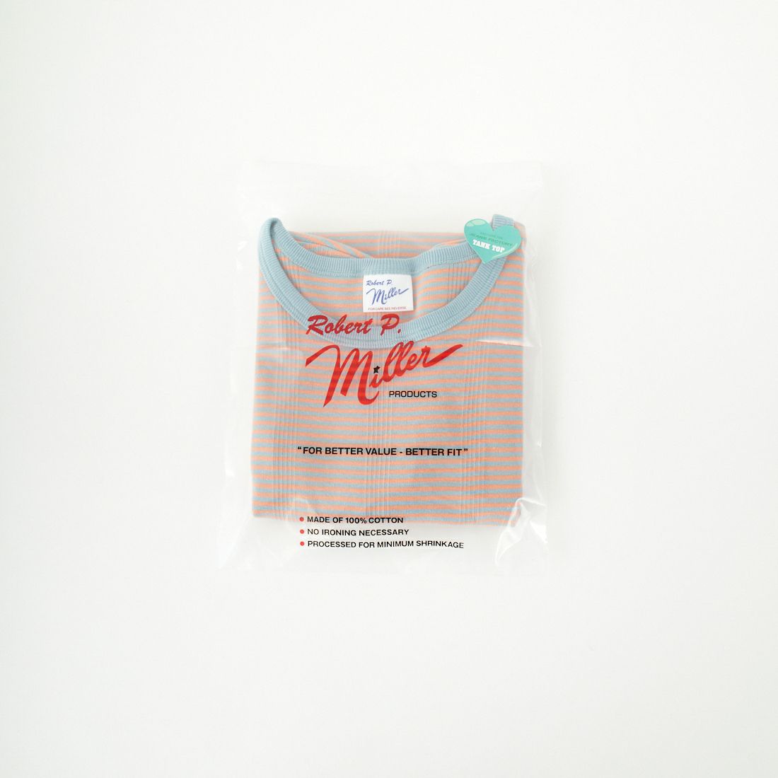Robert P.Miller [ロバートピーミラー] 別注 パネルリブタンクトップ [RM241-2008IN-JF] SUNSET