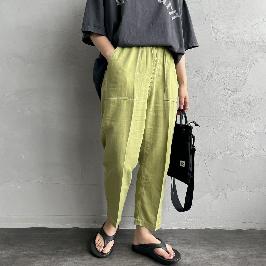 GREEN&&モデル身長：156cm 着用サイズ：S&&