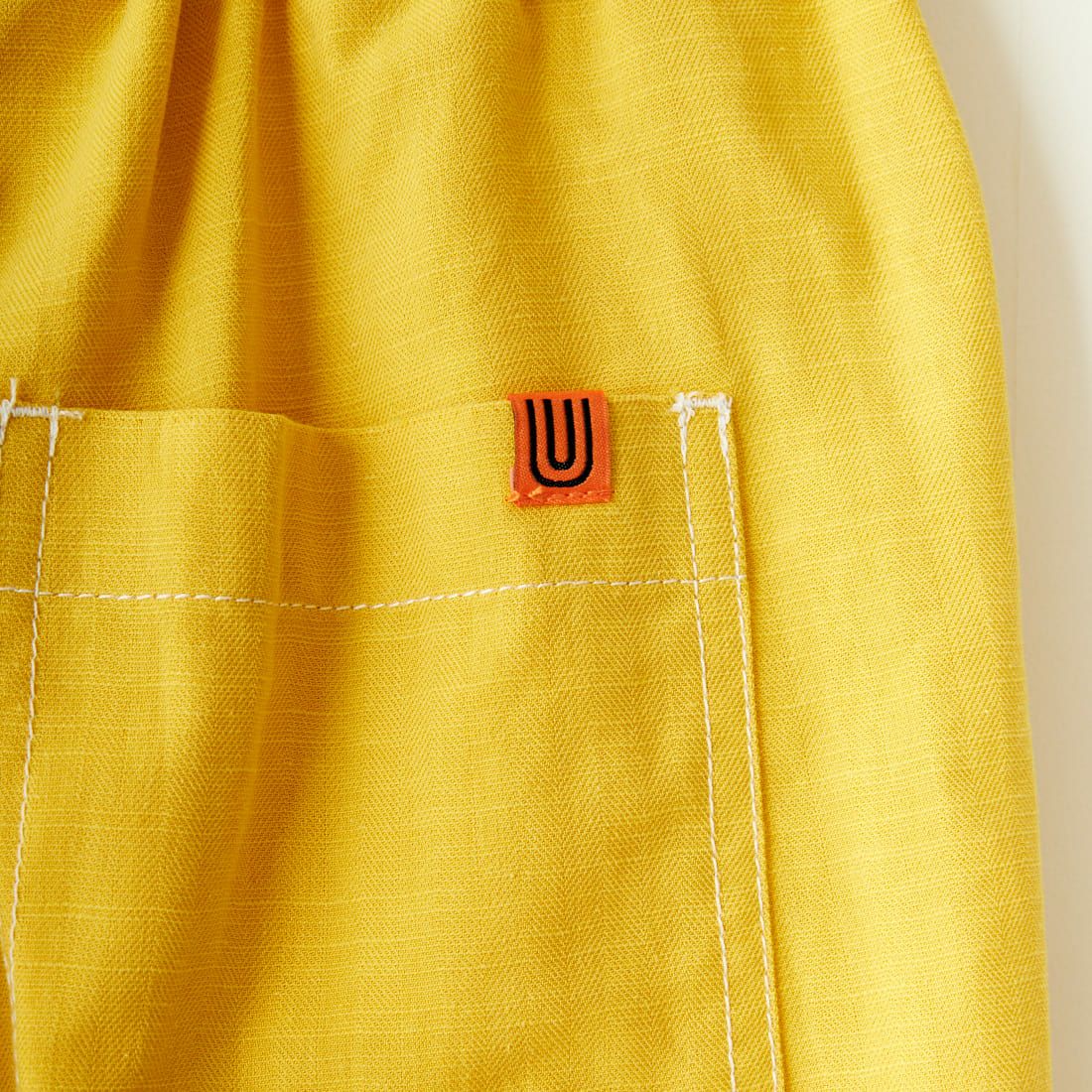 UNIVERSAL OVERALL [ユニバーサルオーバーオール] 別注 リネンイージーベイカーパンツ [U2412605IN-JF] YELLOW