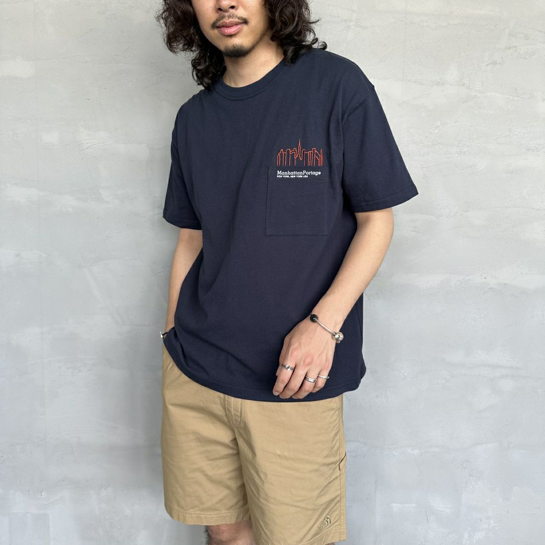 NAVY&&モデル身長：173cm 着用サイズ：M&&