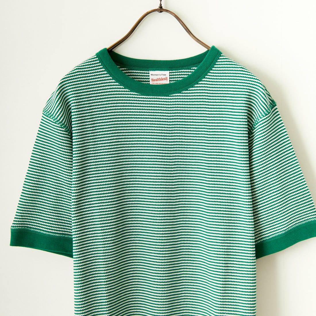 Health knit [ヘルスニット] 別注 ワッフルクルーネックTシャツ [HR24S-L022IN-JF]｜ジーンズファクトリー公式通販サイト  - JEANS FACTORY Online Shop