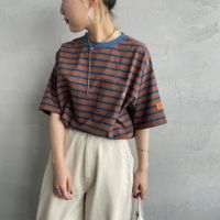 BRN BORDER&&モデル身長：156cm　着用サイズ：F&&