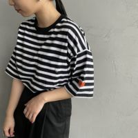 BLK BORDER&&モデル身長：156cm　着用サイズ：F&&