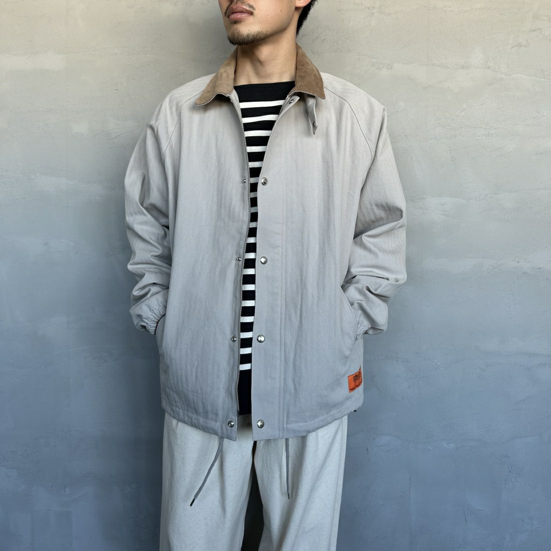 GRAY HB&&モデル身長：168cm 着用サイズ：M&&
