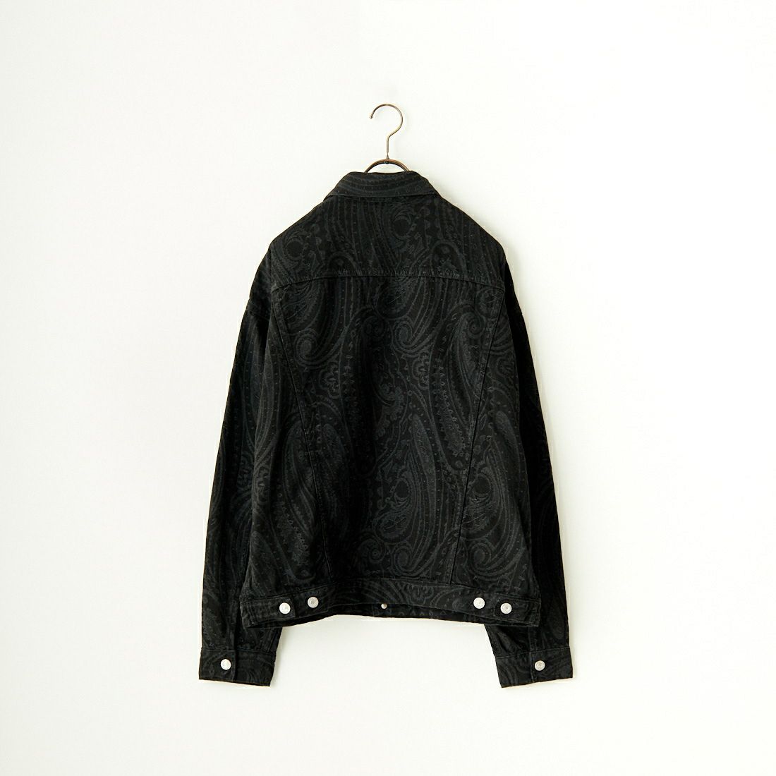 Noir Fabrik [ヌワールファブリック] デニムトラッカージャケット [NF-241-003] BLKﾍﾟｲｽﾞﾘｰ