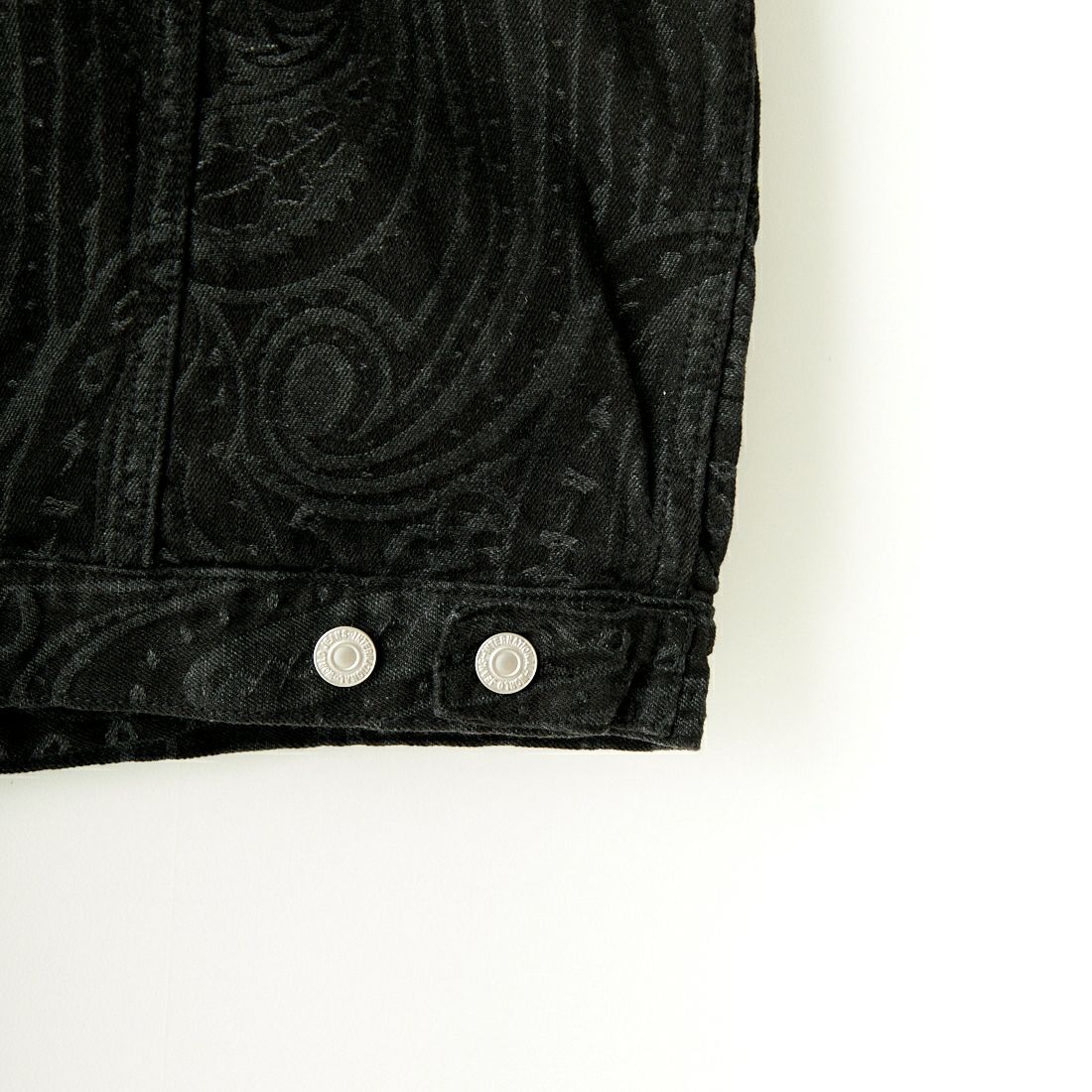 Noir Fabrik [ヌワールファブリック] デニムトラッカージャケット [NF-241-003] BLKﾍﾟｲｽﾞﾘｰ