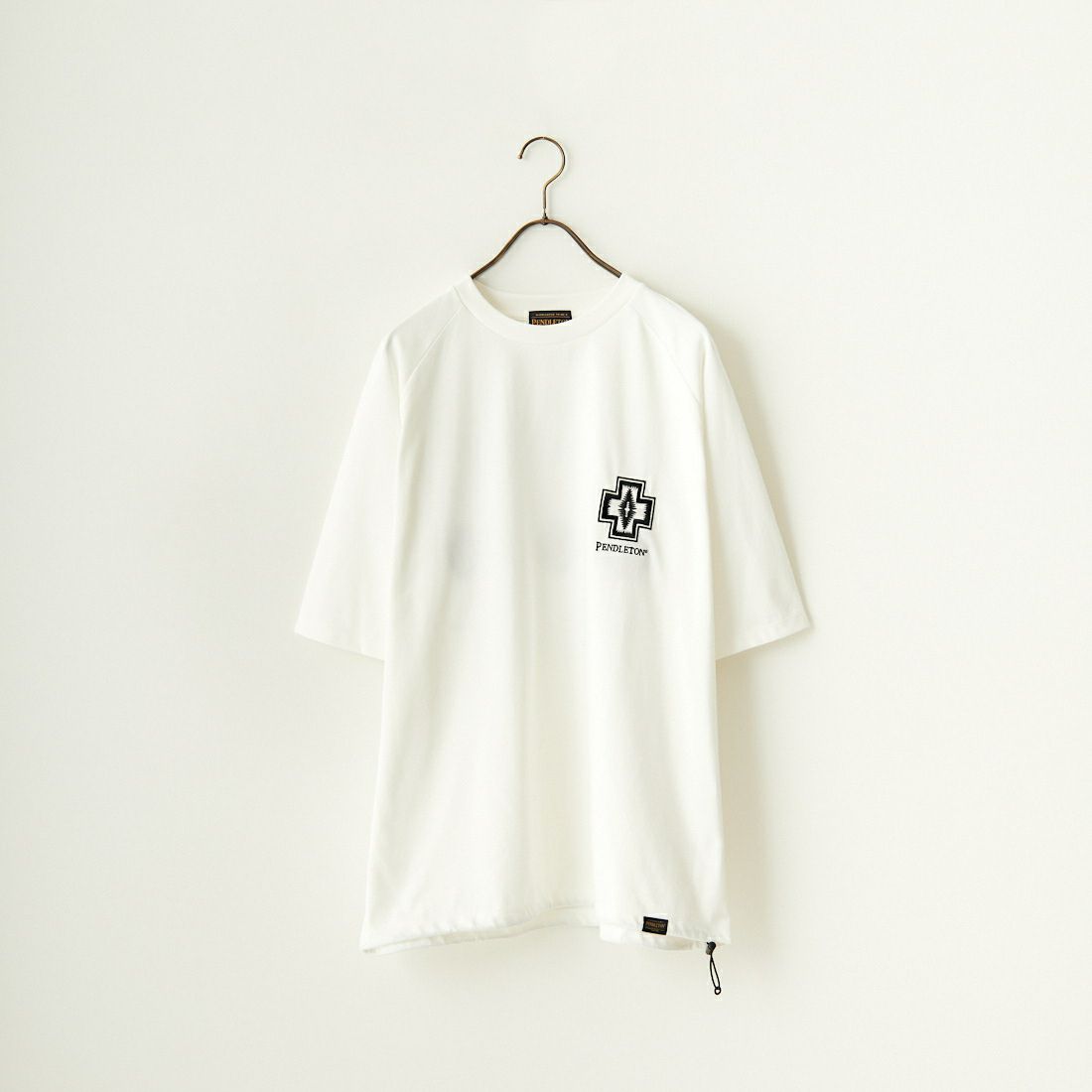 PENDLETON [ペンドルトン] 別注 ネイティブ柄バックプリント ショートスリーブTシャツ [4275-6218-JF] WHITE1