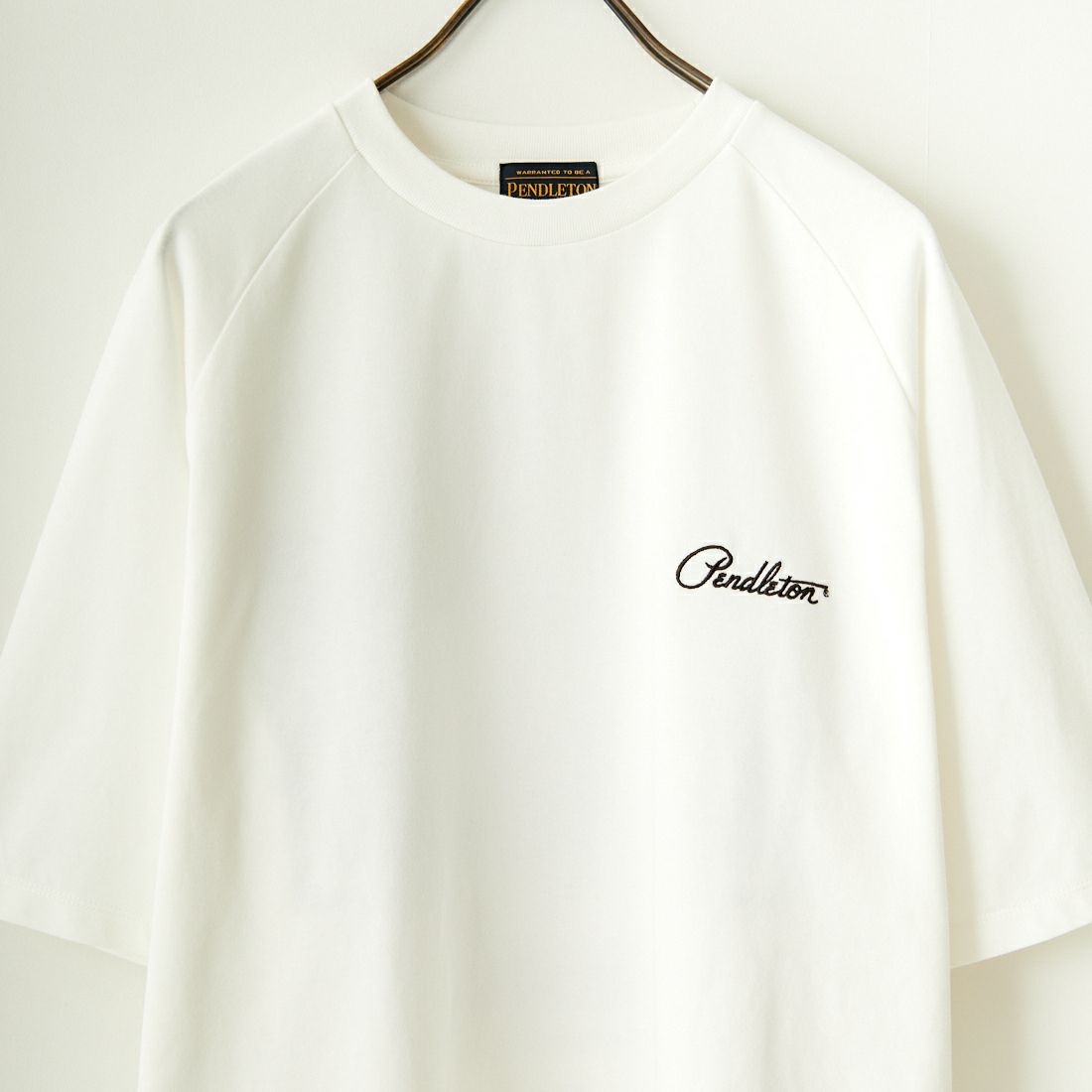 PENDLETON [ペンドルトン] 別注 ネイティブ柄バックプリント ショートスリーブTシャツ [4275-6218-JF] WHITE