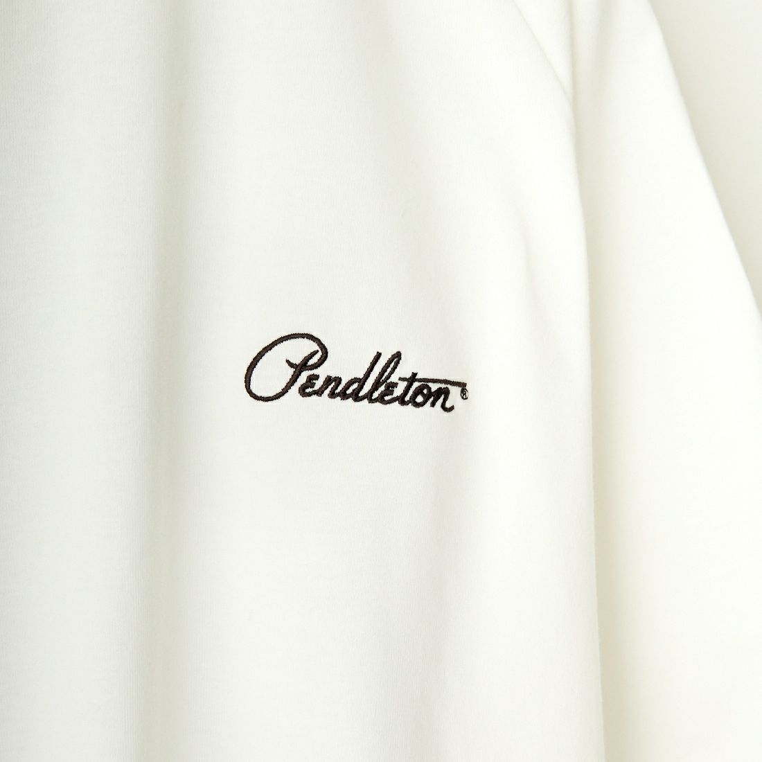 PENDLETON [ペンドルトン] 別注 ネイティブ柄バックプリント ショートスリーブTシャツ [4275-6218-JF] WHITE