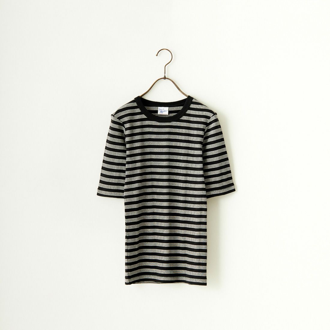 Robert P.Miller [ロバートピーミラー] 別注 5分袖クルーネックTシャツ [RM241-248IN-JF] CARBON