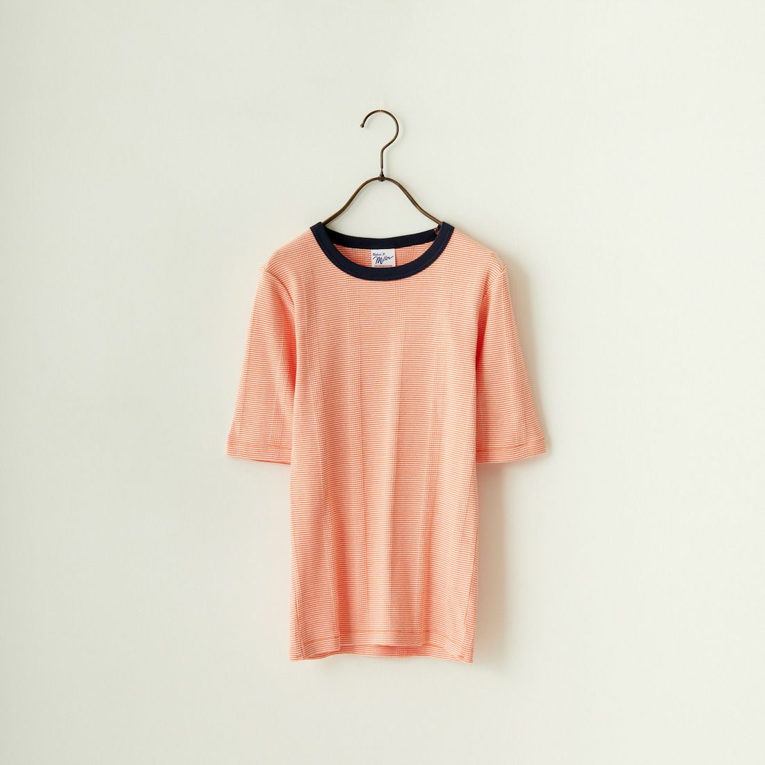 Robert P.Miller [ロバートピーミラー] 別注 5分袖クルーネックTシャツ [RM241-248IN-JF] ORANGE