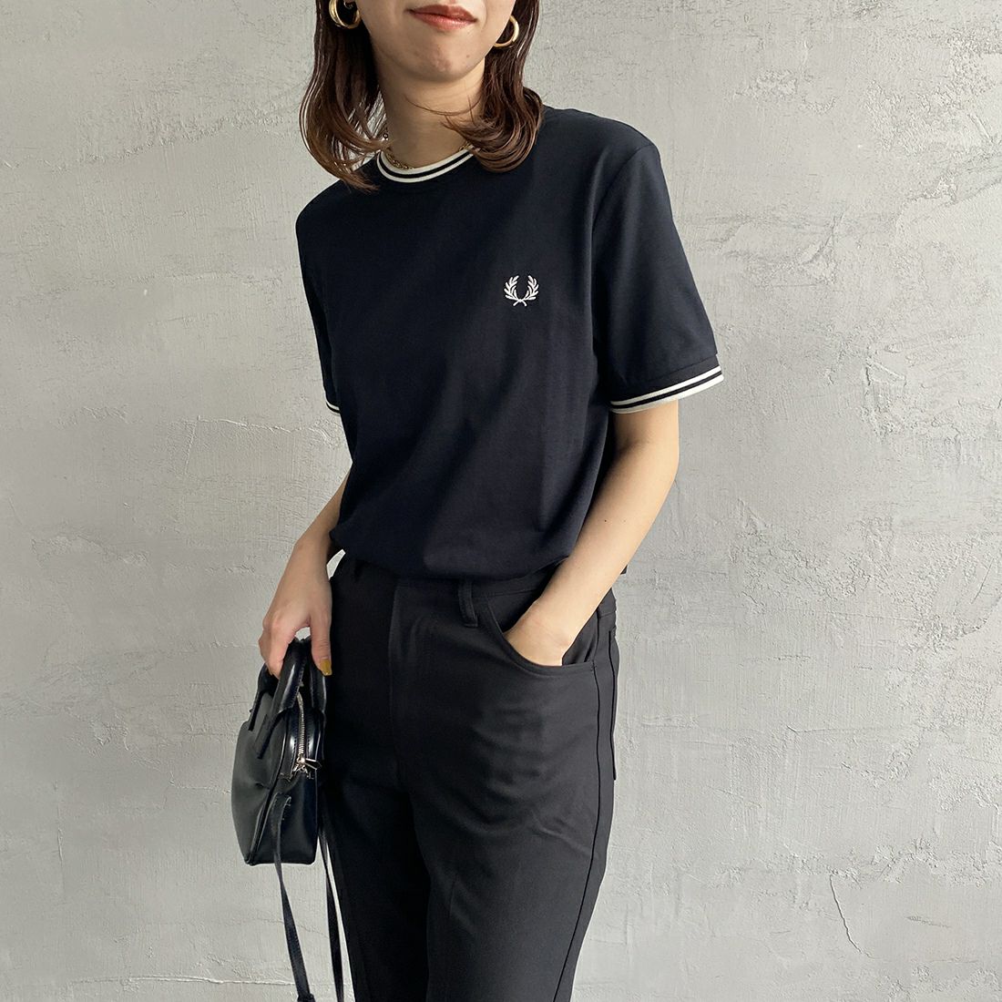 FRED PERRY [フレッドペリー] ツインティップTシャツ [M1588]