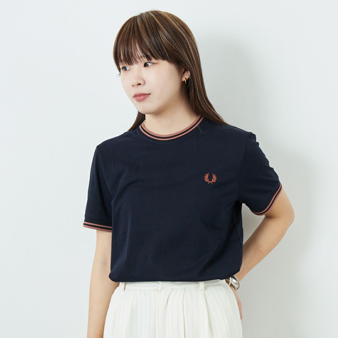 Y31 NAVY/C&&モデル身長：167cm 着用サイズ：S&&