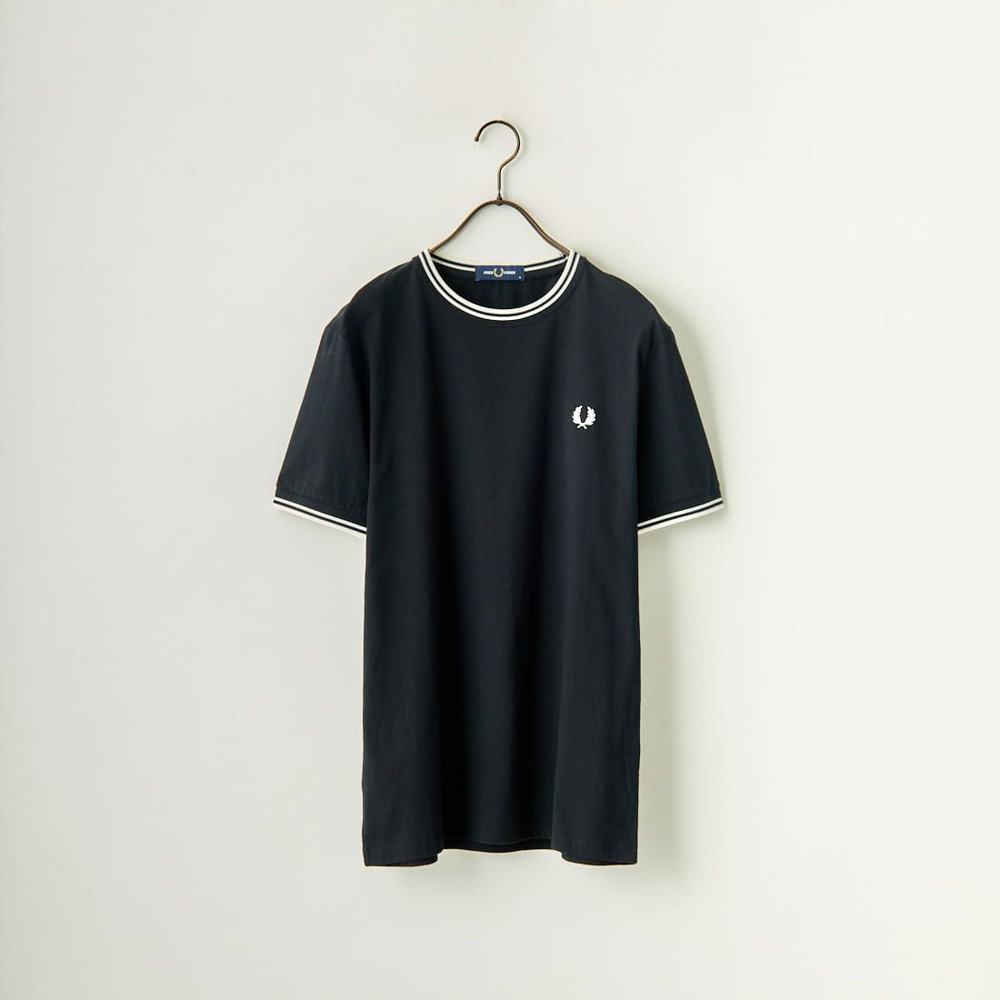 FRED PERRY [フレッドペリー] ツインティップTシャツ [M1588] 102 BLACK