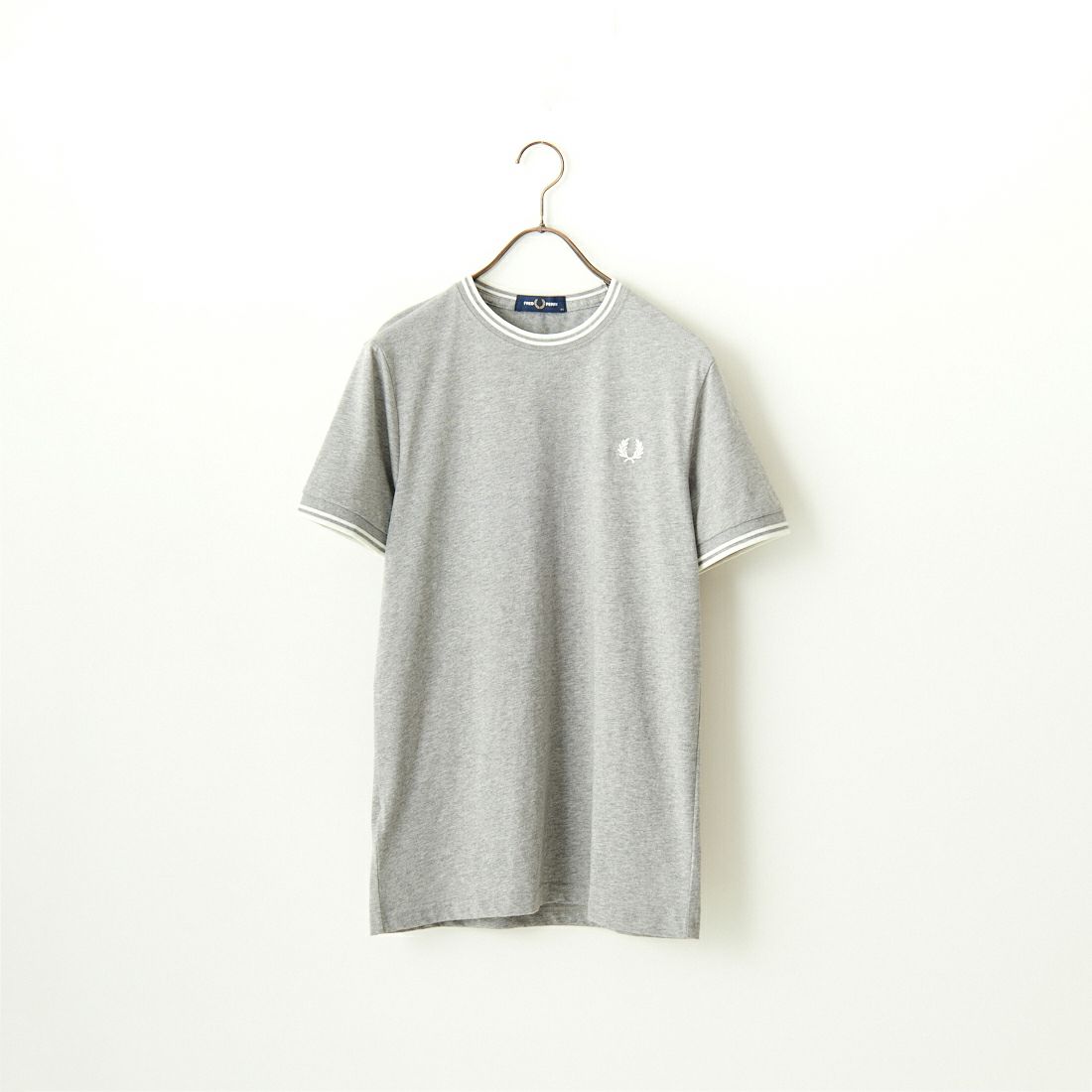 FRED PERRY [フレッドペリー] ツインティップTシャツ [M1588] 420 STEEL