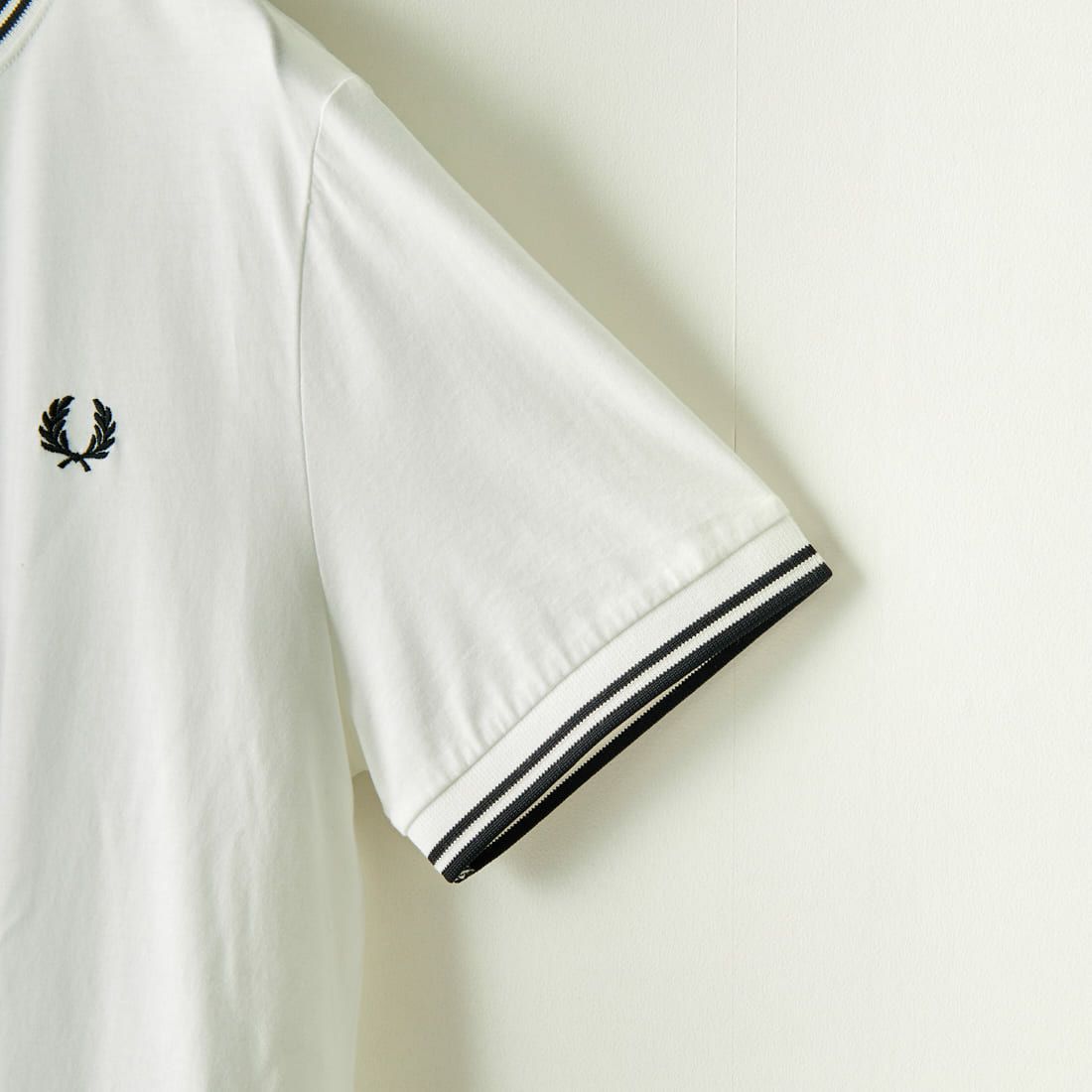 FRED PERRY [フレッドペリー] ツインティップTシャツ [M1588] 100 WHITE