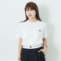 tシャツ 「FRED PERRY/フレッドペリー」 ワンポイントロゴ刺繍 ショートスリーブリンガーTシャツ M3519 レディース メンズ FRED PERRY [フレッドペリー] ワンポイントロゴ刺繍 ショート