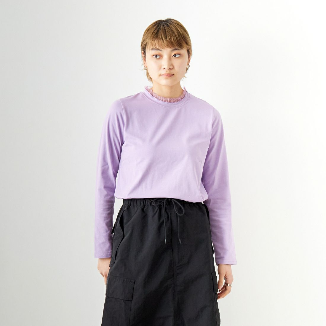 610 ﾗﾍﾞﾝﾀﾞ名&&モデル身長：160cm 着用サイズ：F&&