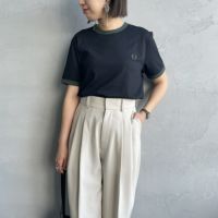 BLK/GRN &&モデル身長：159cm 着用サイズ：S&&