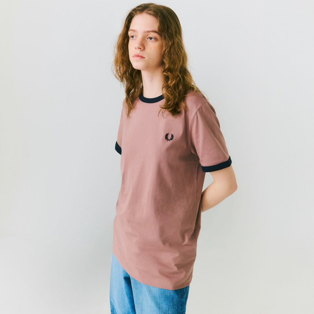 FRED PERRY [フレッドペリー] 別注 ワンポイントロゴ刺繍