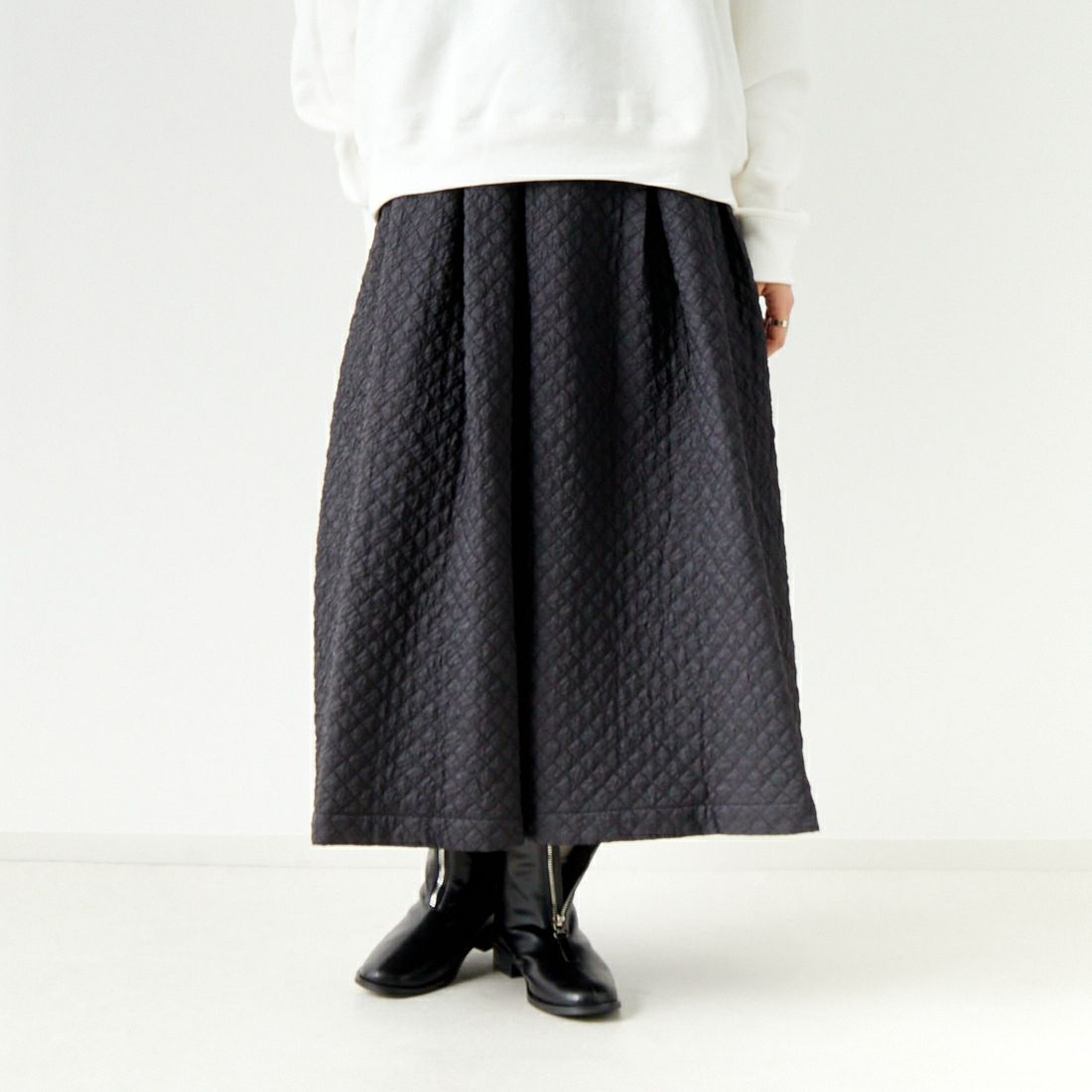 88 ﾌﾞﾗｯｸ&&モデル身長：160cm 着用サイズ：2&&