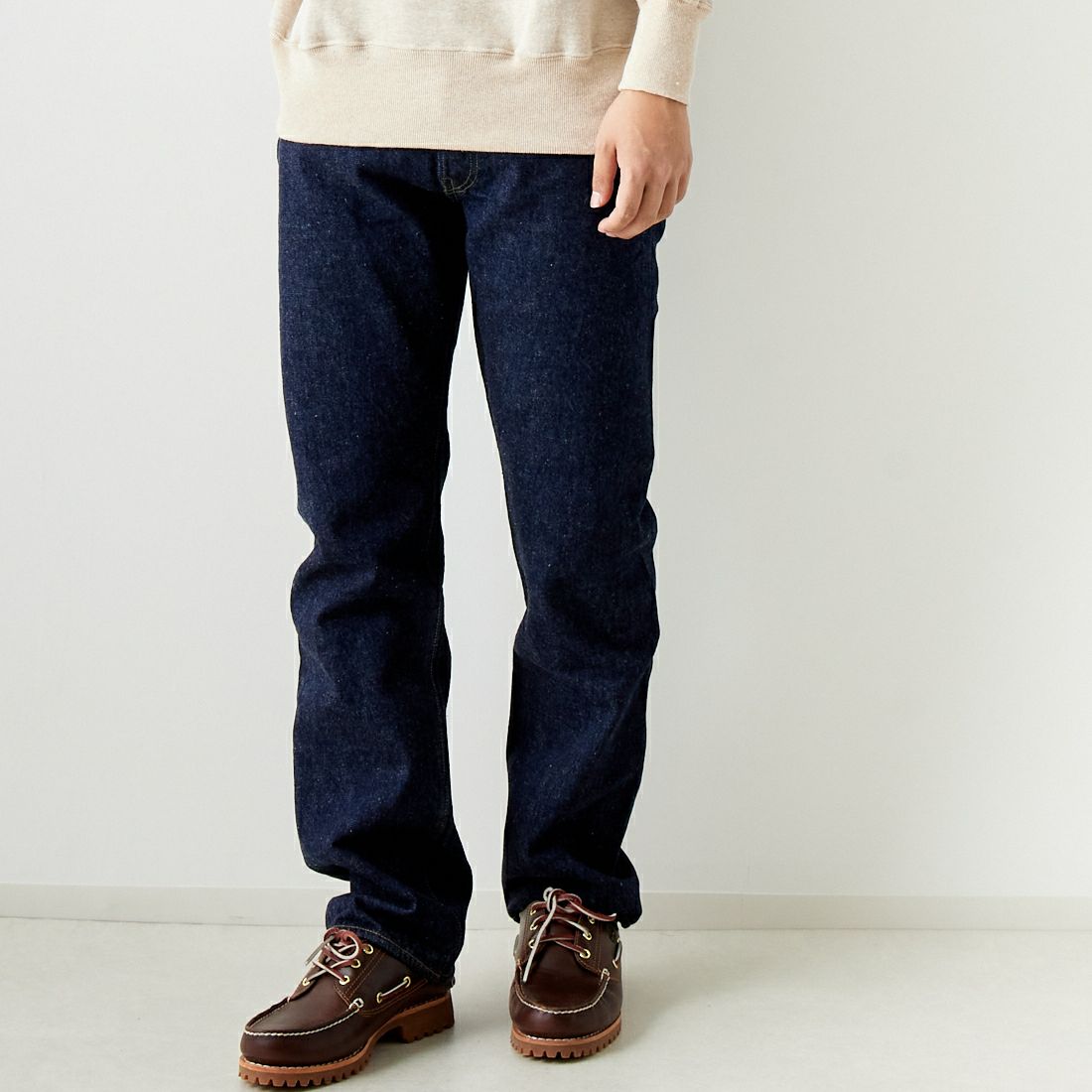 WAREHOUSE [ウエアハウス] Lot 1001XX ジーンズ [1001XX] ONE WASH &&モデル身長：179cm 着用サイズ：31&&