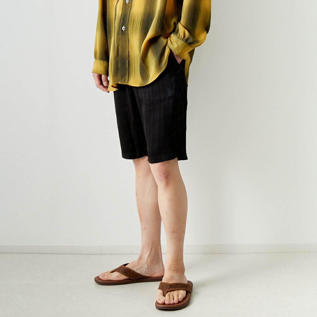 C BLACK&&モデル身長：182cm 着用サイズ：M&&