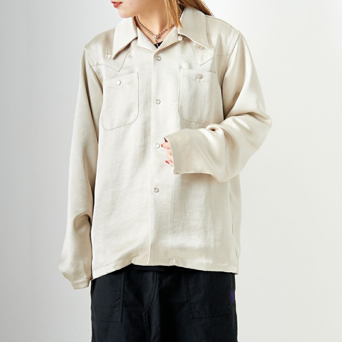 オリンピック Needles ニードルス 23-24AW カウボーイシャツ 新品 未