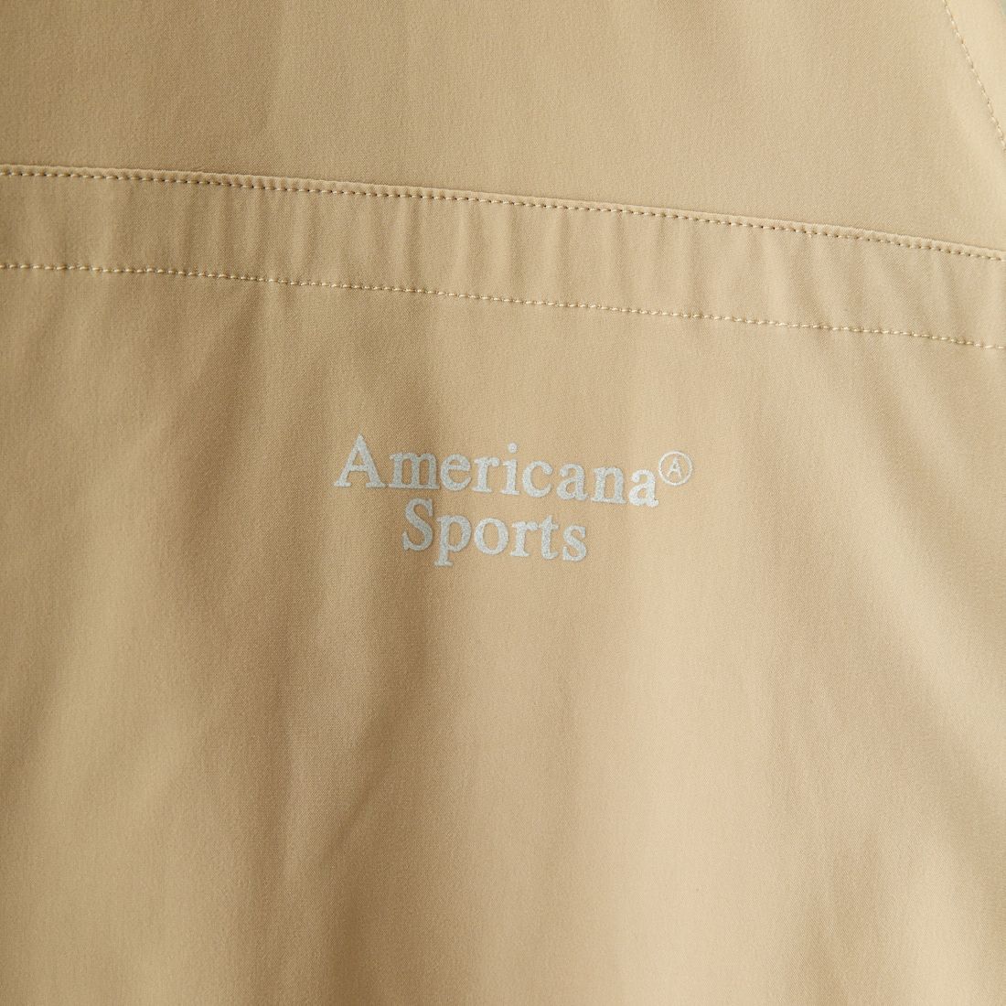 Americana × JEANS FACTORY [アメリカーナ × ジーンズファクトリー] 別注 ナイロンドローコードジャンパースカート [ASO-M-702-JF] ﾀﾝ