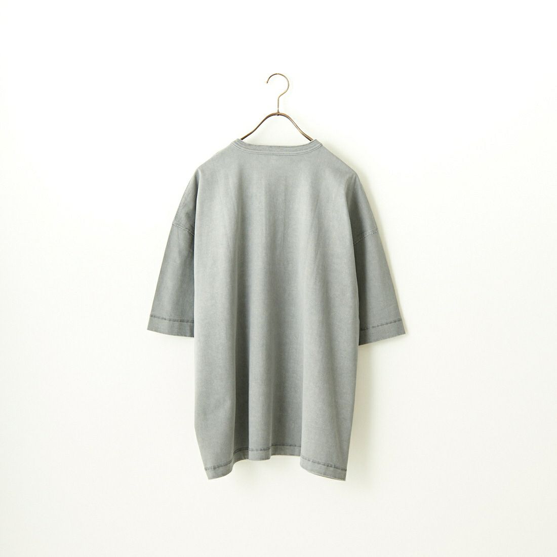 Health knit [ヘルスニット] 別注 ビックシルエット ヘンリーネックTシャツ [HR24S-M021-JF] CHARCOAL