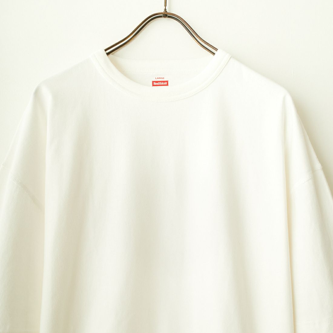 Health knit [ヘルスニット] 別注 ビックシルエット クルーネックTシャツ [HR24S-M022-JF] WHITE