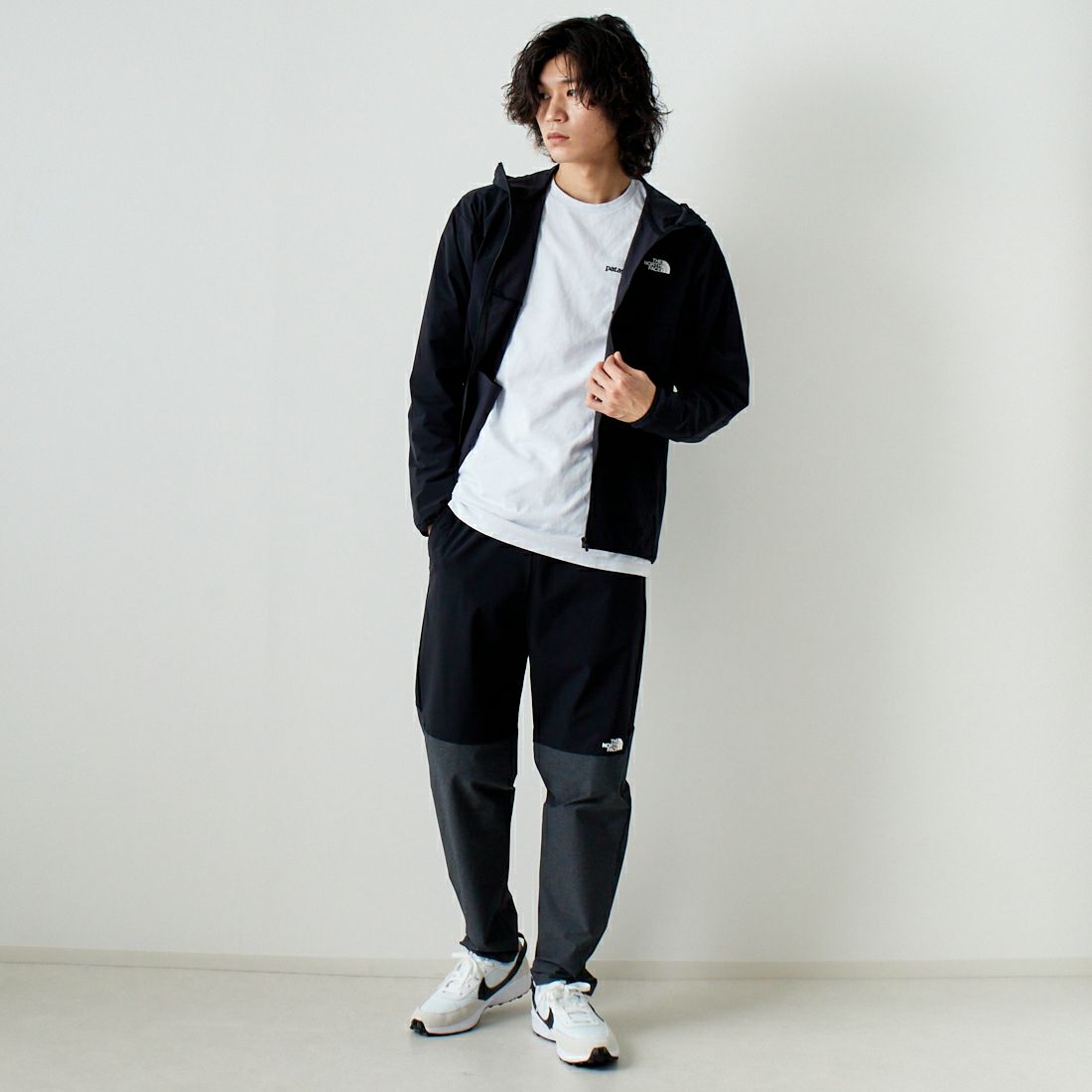 THE NORTH FACE [ザ ノースフェイス] エイペックスフレックスパンツ [NB62382] ZC &&モデル身長：182cm 着用サイズ：L&&